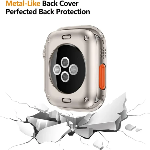 Screen Protector Cover for Apple Watch 45mm 44mm 40mm 41mm Hard PC Front Rear Bumper Case iwatch 9 8 7 SE 6 5 4 Change To Ultra - Image 8