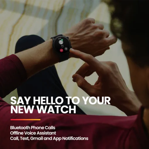 New Zeblaze Btalk 3 Plus Voice Calling Smart Watch 1.39'' Large HD Color Display Fitness Tracking Smartwatch for Men and Ladies - Image 5