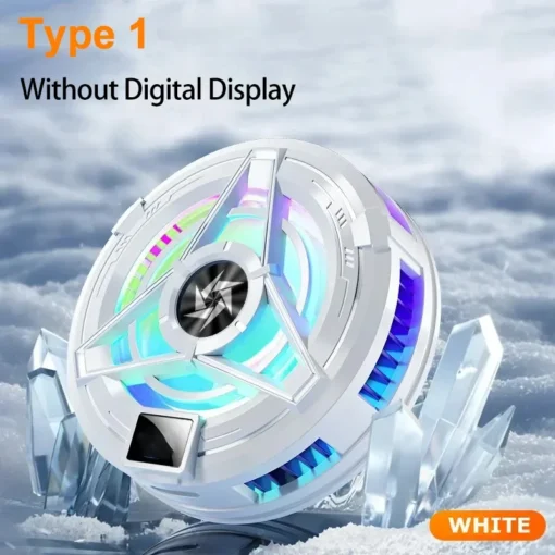 SL17 Magnetic Phones Cooler Back-Clip 2 in 1 Game Cooler Semiconductor Fast Phone Cooling Fan for IOS Android Phone - Image 5