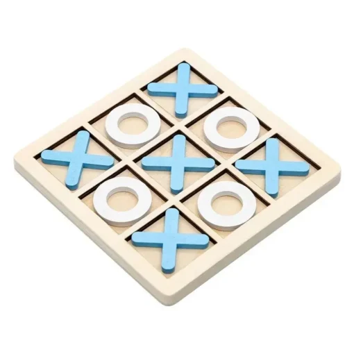 Montessori Play Game Wooden Toy Mini Chess Interaction Puzzle Training Brain Learing Early Educational Toys For Children Kids - Image 3
