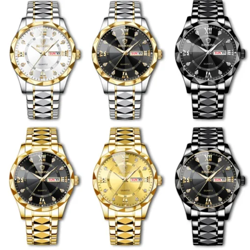 BINBOND Top Brand Luxury Fashion Watch Men Waterproof Week Date Clock Sport Watch Men Quartz Wristwatch Relogio Masculino B2521 - Image 18