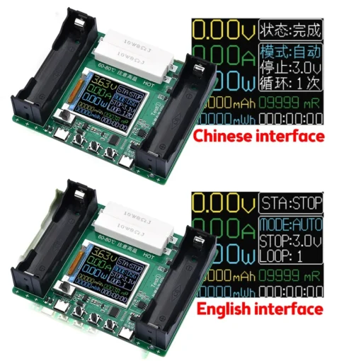 Hot Sell 18650 Lithium Battery Capacity Tester Module MAh MWh Digital Battery Power Detector Module 18650 Battery Tester Type-C - Image 3