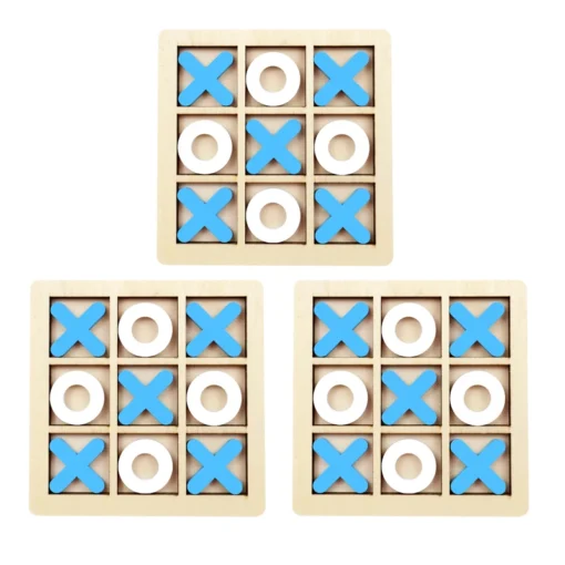 Montessori Play Game Wooden Toy Mini Chess Interaction Puzzle Training Brain Learing Early Educational Toys For Children Kids - Image 9