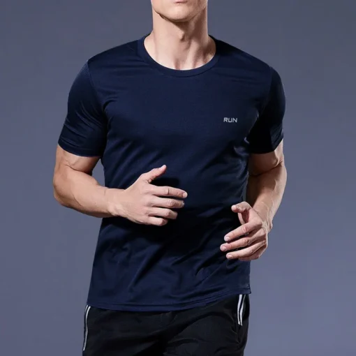 Summer Sport Gym t Shirt Men Quick Dry Running Bodybuilding Shirts Men Short Sleeve Fitness Tops Oversized Brazil t-Shirt Jersey - Image 3