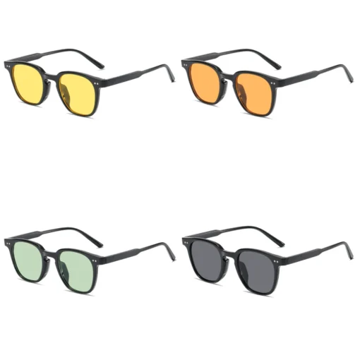 New Vintage Square Sunglasses Women Men Luxury Brand Small Round Sun Glasses Female Small Eyewear Oculos De Sol for Male Female - Image 13