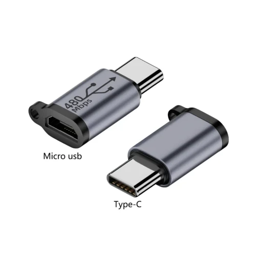 TypeC Female to Mini USB/Type C Female to Micro USB/Micro USB Female to Type C/Micro USB Female to Mini USB Connector Adapter - Image 12