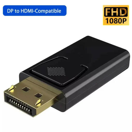 4K DP DisplayPort to HDMI-compatible Adapter Converter Display Port DP to HDMI-compatible HDTV Adapter Video Audio PC Laptop - Image 7