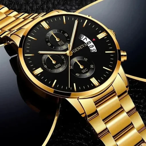 Fashion Men Stainless Steel Watch Luxury Calendar Quartz Wrist Watch Mens Business Watches for Man Clock Montre Homme - Image 14