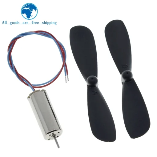 1set=2pcs DC3.7-4.2V 716 7*16MM Micro DIY Helicopter Coreless DC Motor With Propeller Great Torque High Speed Motor - Image 4