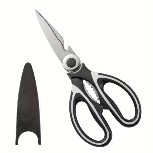 Multifunctional kitchen scissors Household kill fish cut vegetables roast broiler bone scissors Stainless steel scissors - Image 7