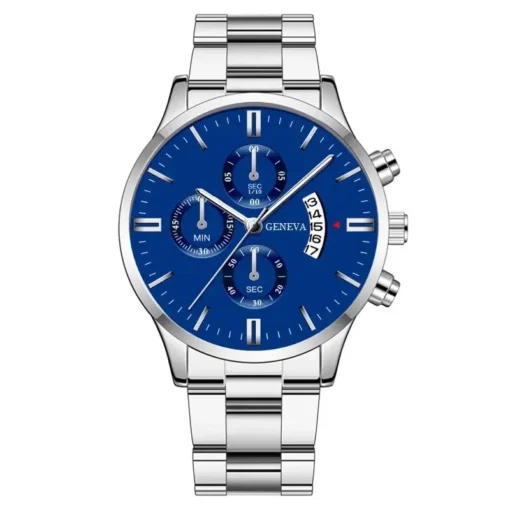Fashion Men Black Stainless Steel Watch Luxury Calendar Quartz Wrist Watch Mens Business Watches for Man Clock Relogio Masculino - Image 12