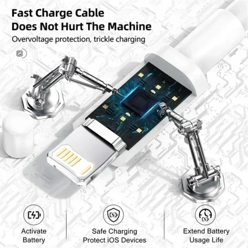 For PD 35W Fast Quick Charger USB Type C For iPhone 15 14 13 12 11 Pro Max Mini Plus XR XS Charging Data Cable Accessories - Image 3