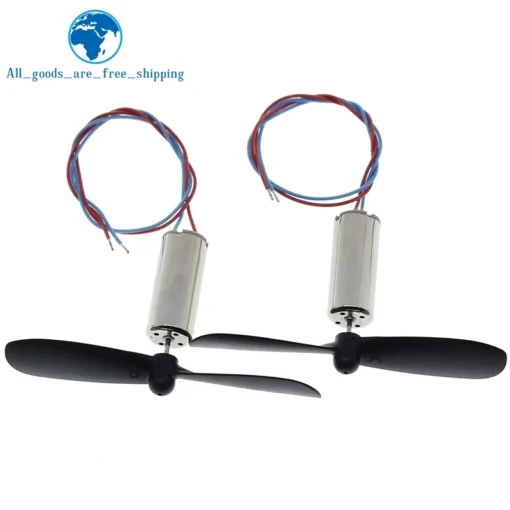1set=2pcs DC3.7-4.2V 716 7*16MM Micro DIY Helicopter Coreless DC Motor With Propeller Great Torque High Speed Motor - Image 6