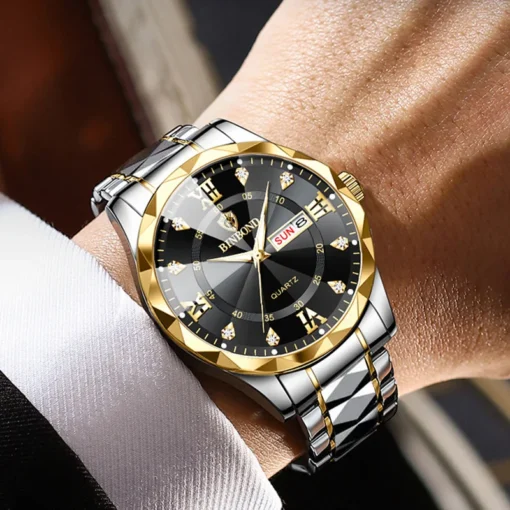 BINBOND Top Brand Luxury Fashion Watch Men Waterproof Week Date Clock Sport Watch Men Quartz Wristwatch Relogio Masculino B2521 - Image 16