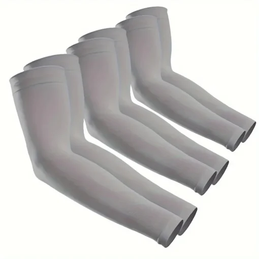 3 Pairs Unisex Sun Protection Arm Sleeves Breathable Cooling Arm Covers For Outdoor Activities Cycling Running Mountaineering - Image 4