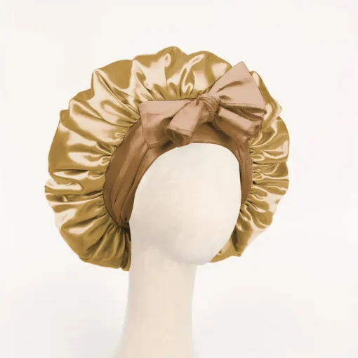 Satin Bonnet Silk Bonnet Adjustable Bonne For Sleeping Hair Bonnet With Tie Band Bonnets For Women Men - Image 10