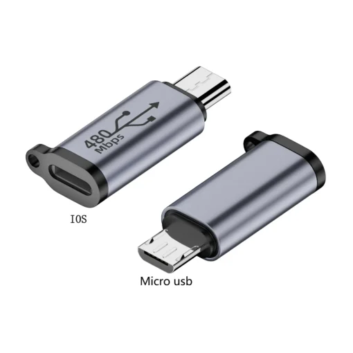 TypeC Female to Mini USB/Type C Female to Micro USB/Micro USB Female to Type C/Micro USB Female to Mini USB Connector Adapter - Image 6