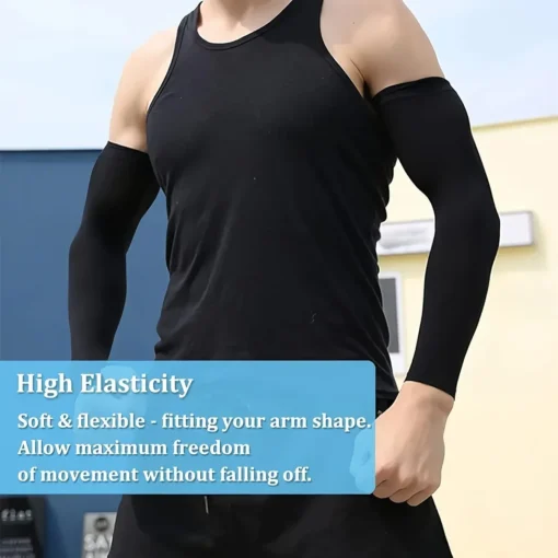 3 Pairs Unisex Sun Protection Arm Sleeves Breathable Cooling Arm Covers For Outdoor Activities Cycling Running Mountaineering - Image 7