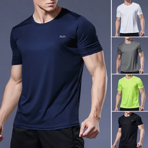 Summer Sport Gym t Shirt Men Quick Dry Running Bodybuilding Shirts Men Short Sleeve Fitness Tops Oversized Brazil t-Shirt Jersey - Image 7