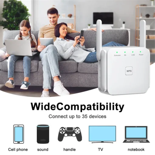 FENVI 1200Mbps 5Ghz Wireless WiFi Repeater Booster 2.4G/5GHz Wi-Fi Signal Amplifier Extender Router Network Wlan WiFi Repetidor - Image 5