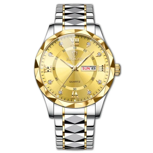 BINBOND Top Brand Luxury Fashion Watch Men Waterproof Week Date Clock Sport Watch Men Quartz Wristwatch Relogio Masculino B2521 - Image 3