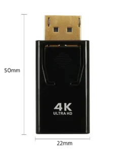 4K DP DisplayPort to HDMI-compatible Adapter Converter Display Port DP to HDMI-compatible HDTV Adapter Video Audio PC Laptop