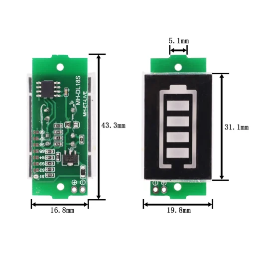 1S 2S 3S 4S 6S 7S 8S Series Lithium Battery Capacity Indicator Module Display Electric Vehicle Battery Power Tester Li-po Li-ion - Image 4