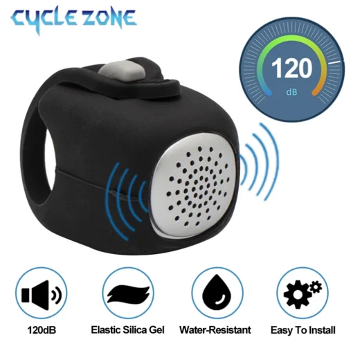 Electric Bicycle Bell Bike Horn 3 Sound Mode Motorcycle Warning Horn MTB Road Cycling Handlebar Bells Loud Bell for Safe Riding - Image 5