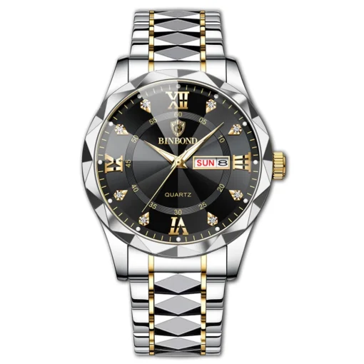 BINBOND Top Brand Luxury Fashion Watch Men Waterproof Week Date Clock Sport Watch Men Quartz Wristwatch Relogio Masculino B2521 - Image 11