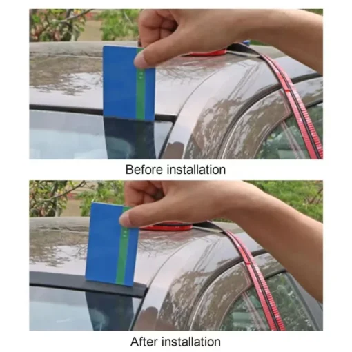 Car Seals Edge Sealing Strips Rubber Auto Roof Windshield Car Sealant Protector Strip Window Seals Noise Insulation Soundproof - Image 6