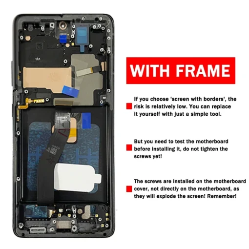 6.8" Super AMOLED For Samsung S21 Ultra 5G G998 G998U Display Touch Screen Digitizer For Samsung S21Ultra G998B LCD - Image 2
