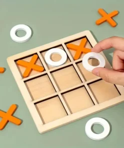 Montessori Play Game Wooden Toy Mini Chess Interaction Puzzle Training Brain Learing Early Educational Toys For Children Kids