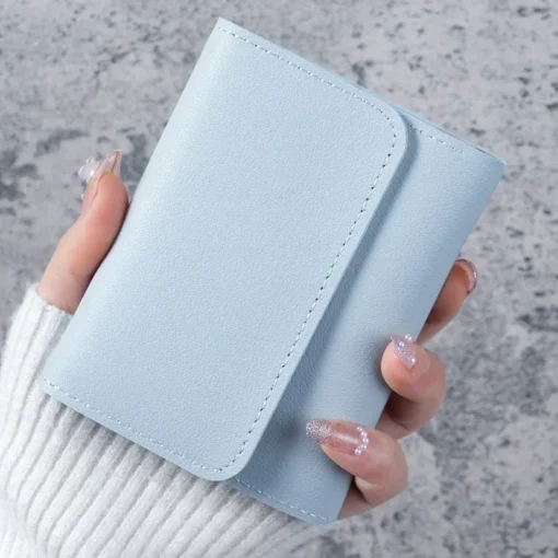 Simple And Short Lady Purse Student Ticket Holder Multi-function Card Bag - Image 9