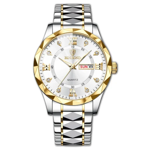 BINBOND Top Brand Luxury Fashion Watch Men Waterproof Week Date Clock Sport Watch Men Quartz Wristwatch Relogio Masculino B2521