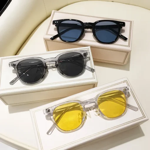 New Vintage Square Sunglasses Women Men Luxury Brand Small Round Sun Glasses Female Small Eyewear Oculos De Sol for Male Female - Image 11