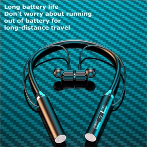 Bluetooth Earphones Wireless Headphones Magnetic HIFI Sport Neckband Neck-hanging TWS Earbuds Wireless Blutooth Headset Game - Image 4