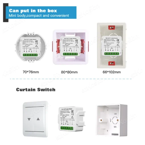 Tuya WiFi Zigbee Smart Curtain Switch Module for Roller Blinds Shutter Motor APP Control Works with Alexa Google Home Smart Life - Image 8