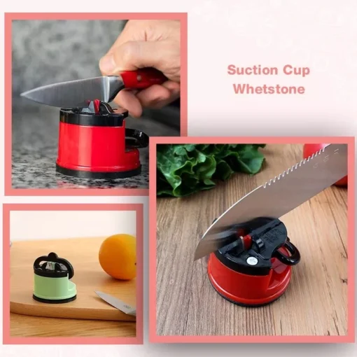 Knife Sharpener Sharpening Tool Easy And Safe To Sharpens Kitchen Chef Knives Damascus Knives Sharpener Suction - Image 3