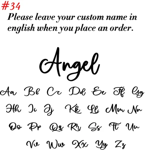 Personalised Name Necklace Custom Stainless Steel Name Jewelry Birthday Gift for her Bridesmaid Mother's Day Gifts - Image 4