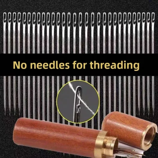 12PCS Side Holes Blind Needles Sewing Stainless Steel Elderly Needle for Sewing Household DIY Jewerly Beading Threading Needles - Image 8