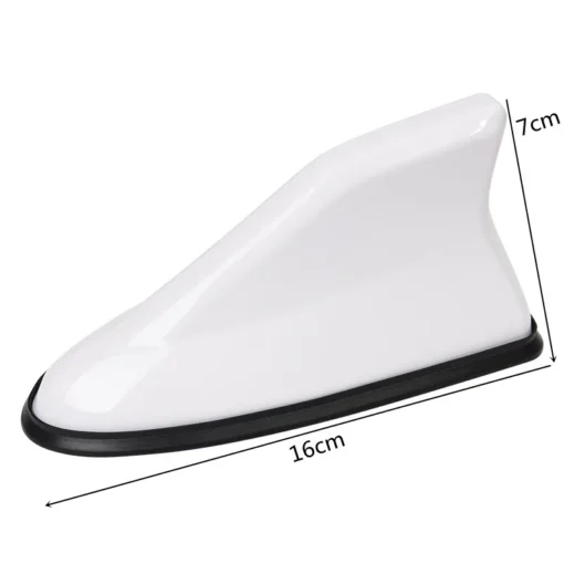Universal Carbon Fiber Look Car Roof Top Mount Shark Fin Aerial Antenna Toppers Auto Radio AM FM Antenna Signal Amplifier Aerial - Image 9