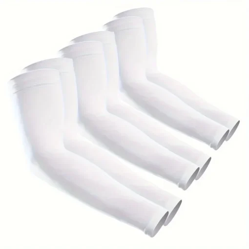 3 Pairs Unisex Sun Protection Arm Sleeves Breathable Cooling Arm Covers For Outdoor Activities Cycling Running Mountaineering - Image 2