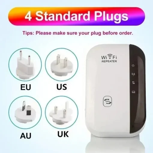 Wireless Signal Booster Wifi Extender Small Steamed Bun Network Repeater Ap Broadband Home Router Signal Amplification Extension - Image 7