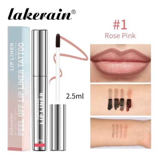 Waterproof Lip Liner Peel Off Tattoo Lipgloss Waterproof Long Lasting Matte Lip Tint Brown Contour Tear-off Lips Stain Cosmetic - Image 10