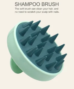 Silicone Shampoo Scalp Hair Massager Head Body Scalp Massage Brush Scalp Massage Brush Comb Magic Handle Brush Spa Massage Brush
