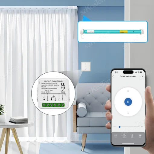 Tuya WiFi Zigbee Smart Curtain Switch Module for Roller Blinds Shutter Motor APP Control Works with Alexa Google Home Smart Life - Image 6