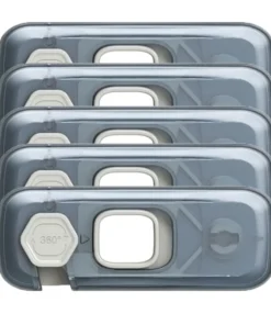 New Home Refrigerator Lock Multi-Function Drawer Locks for Kids Security Protection Baby Anti-Pinch Hand Cabinet Door Buckle