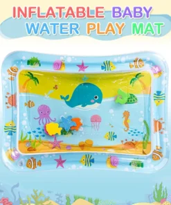 Baby Water Play Mat Inflatable Cushion PVC Infant Tummy Time Toddler Water Pad For Kids Early Education Developing Activity Toys