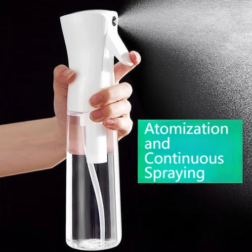 High Pressure Continuous Spray Bottle Hair Care Makeup Water Replenishing Spray Bottle Separate Bottle Press Mist Spray Bottle - Image 6