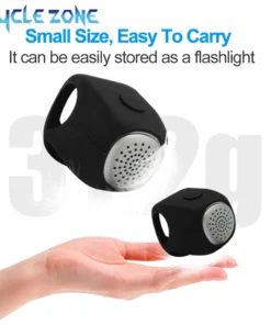 Electric Bicycle Bell Bike Horn 3 Sound Mode Motorcycle Warning Horn MTB Road Cycling Handlebar Bells Loud Bell for Safe Riding